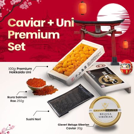 Uni + Caviar Premium Set