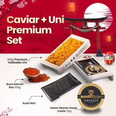 Uni + Caviar Premium Set