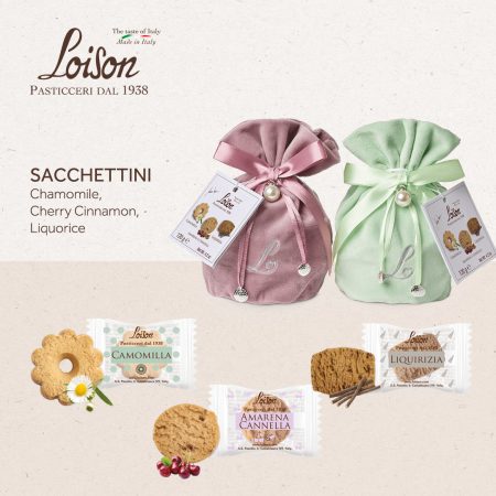 Loison Biscuits Chamomile, Amarena Cinnamon, Licorice in Bag | 120g
