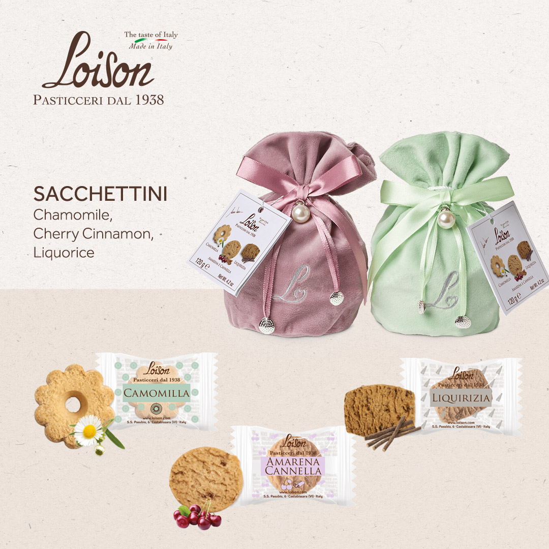 Loison Biscuits Chamomile, Amarena Cinnamon, Licorice in Bag | 120g