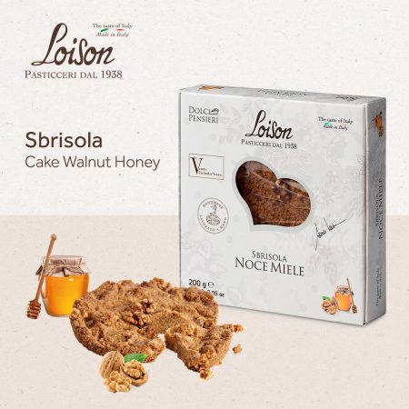 Loison Sbrisola Cake Walnut Honey | 200g