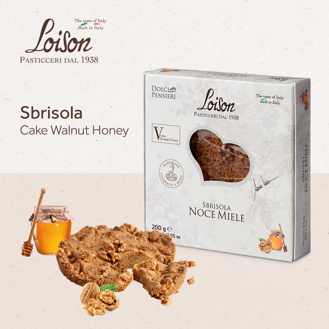 Loison Sbrisola Cake Walnut Honey | 200g