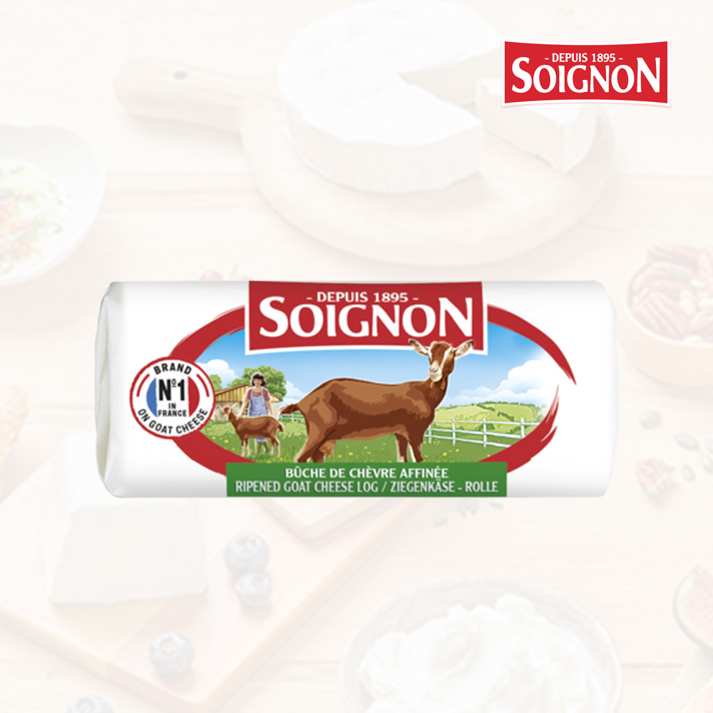Soignon Ripened Goat Cheese Log | 180g