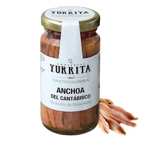 YURITTA Anchovy Fillets from the Bay of Biscay in Olive Oil | 100g